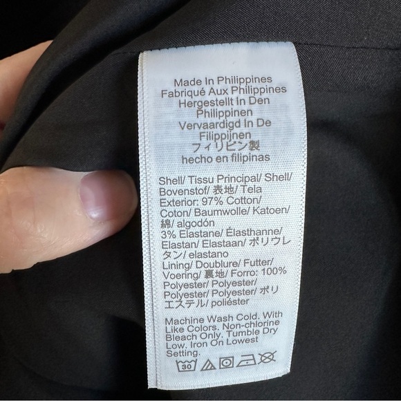 J Crew Factory Black Square Neck Sheath Size 18 BY040 NWT Spring‎ 24 Office Work - Picture 5 of 12